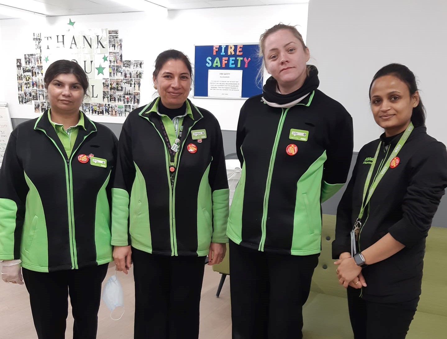 GMB London slams Asda for instructing management to discipline workers wearing ‘Smart-Price Wages’ campaign badges on day of action over pay offer